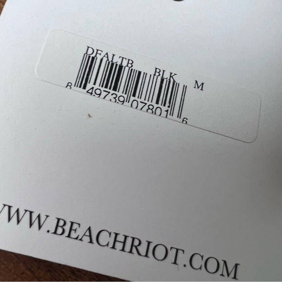 Beach Riot Side-Tie Black Bikini Bottoms Size M NWT - Picture 9 of 9